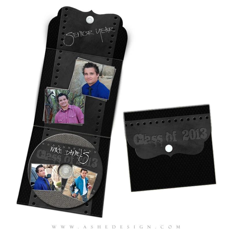 Luxe DVD Case & Label Designs - Black Leather - Image 2