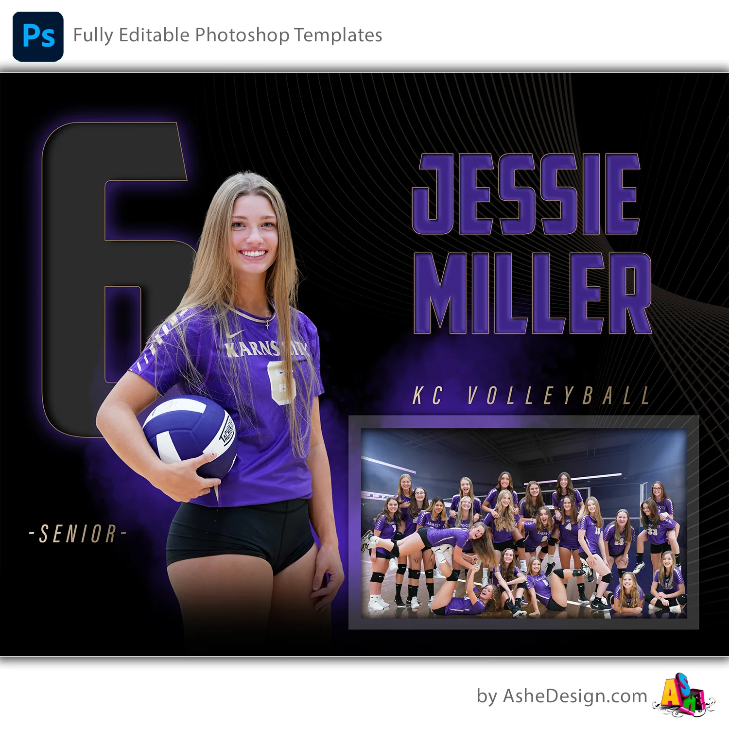 Memory Mates - The GOAT Multi-Sport Templates For Photoshop - Image 4