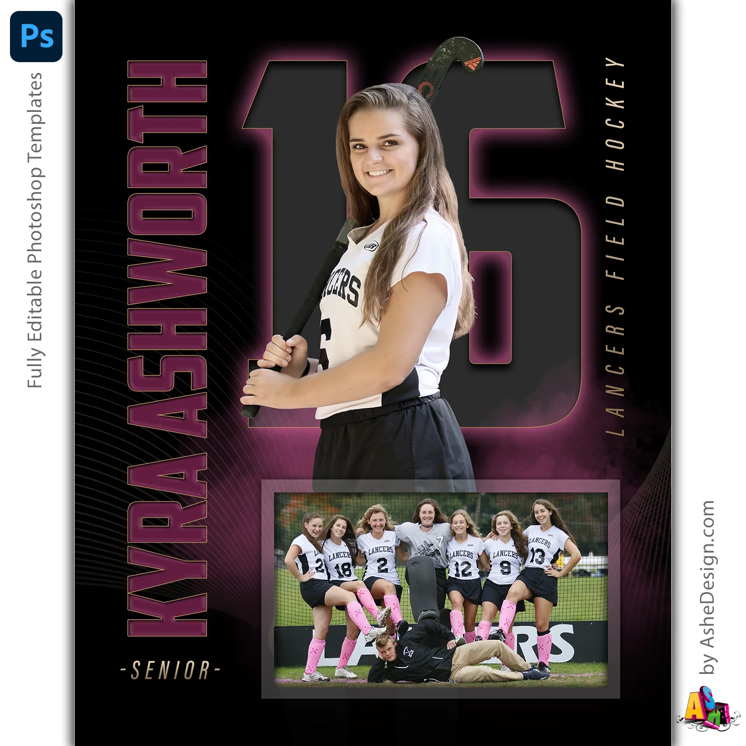 Memory Mates - The GOAT Multi-Sport Templates For Photoshop - Image 7