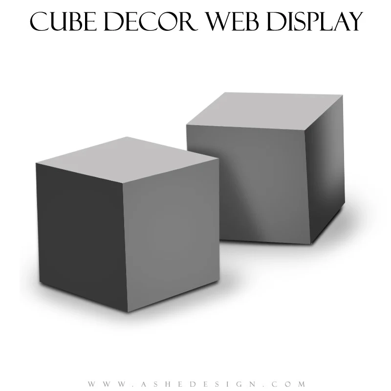 Mockup - 4x4 Cube Decor