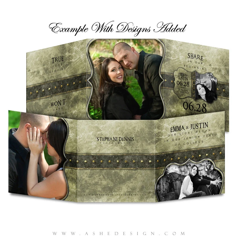 Mockup - 5x5 Tri-Fold Card - Image 2