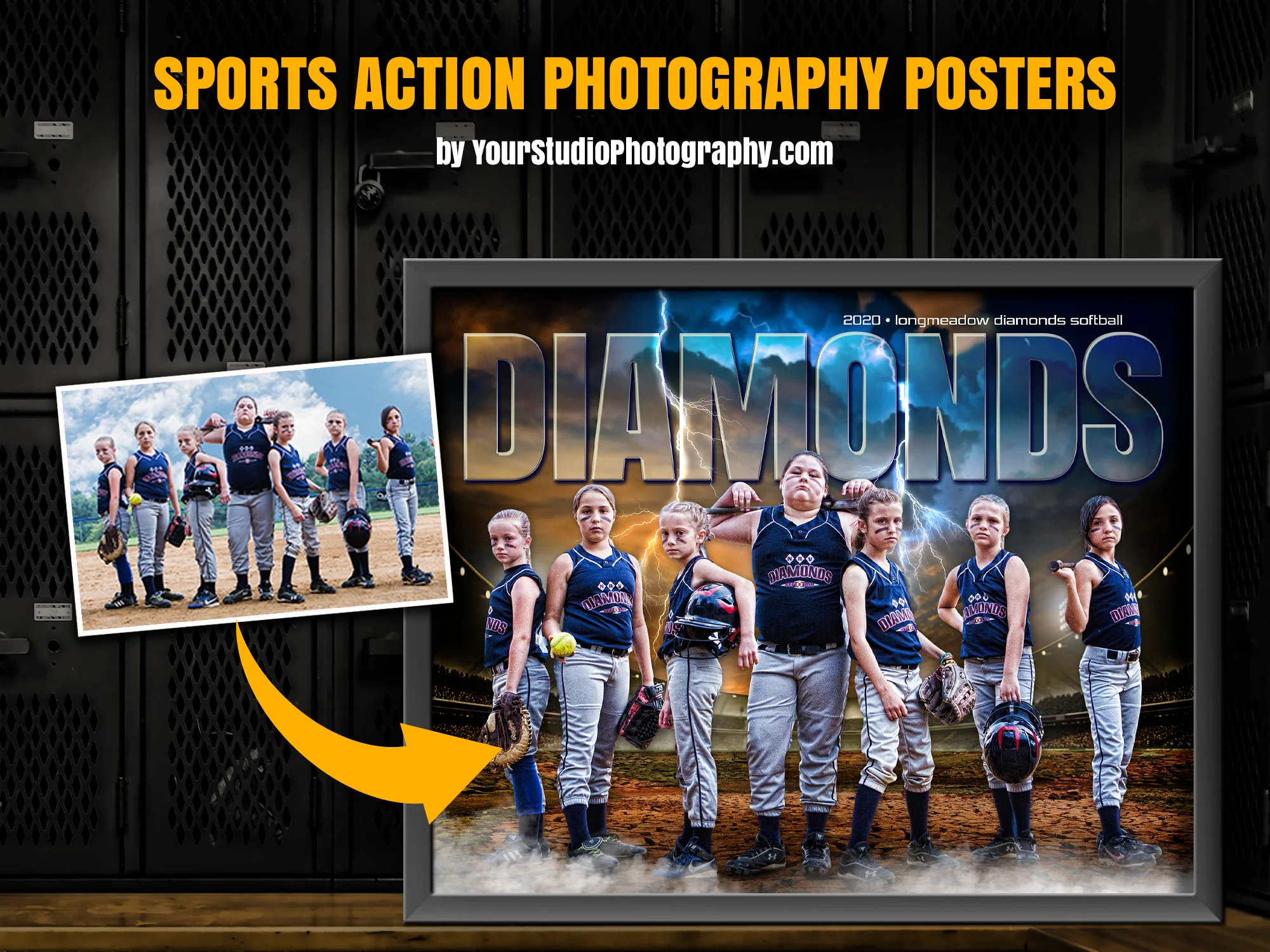 Mockup - Horizontal Sports Posters