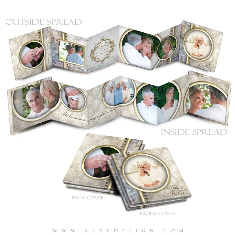 Photo Book Design Template (3x3 Accordion Mini) - Something New