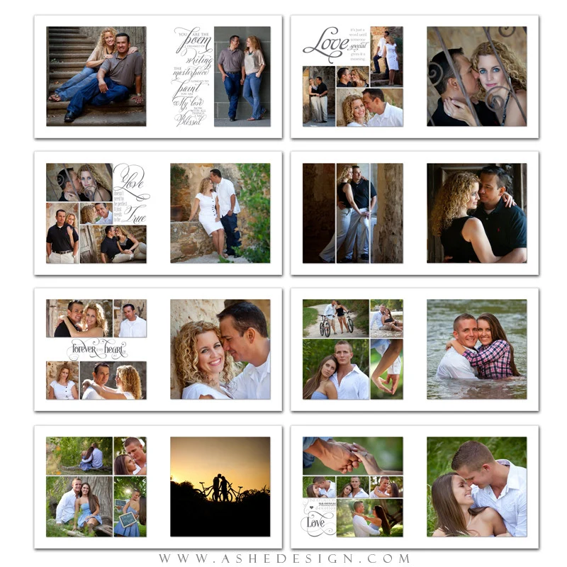 Photo Book Template (10x10) - Simply Worded Love - Image 2