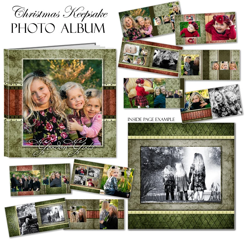 Photo Book Template (12x12) - Christmas Keepsake
