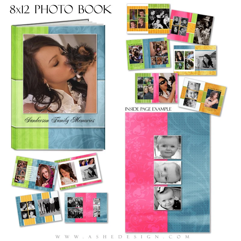 Photo Book Template (8x12) - Spring Fling - Image 2