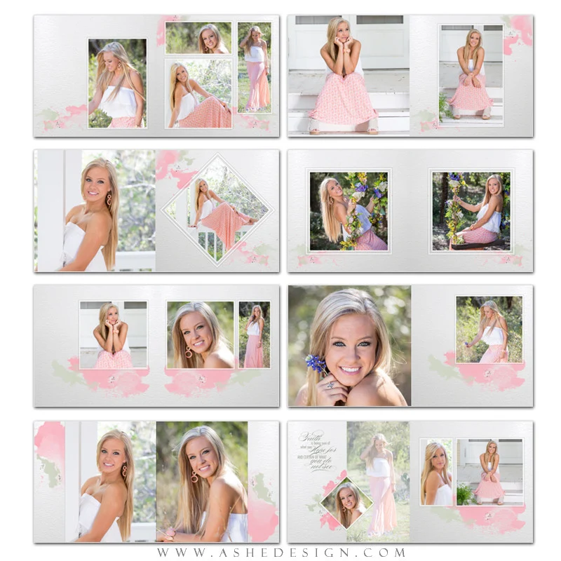 Photo Book Templates 10x10 - Watercolors - Image 2