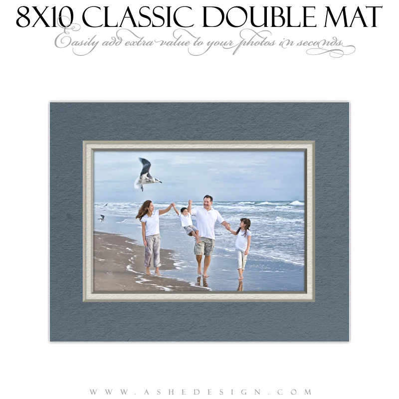 Photoshop Action - 8x10 Classic Double Mat - Image 3