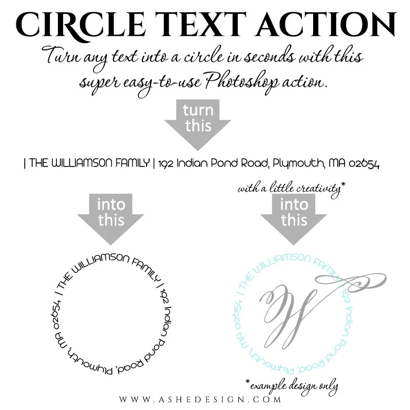 Photoshop Action - Circle Text - Image 2