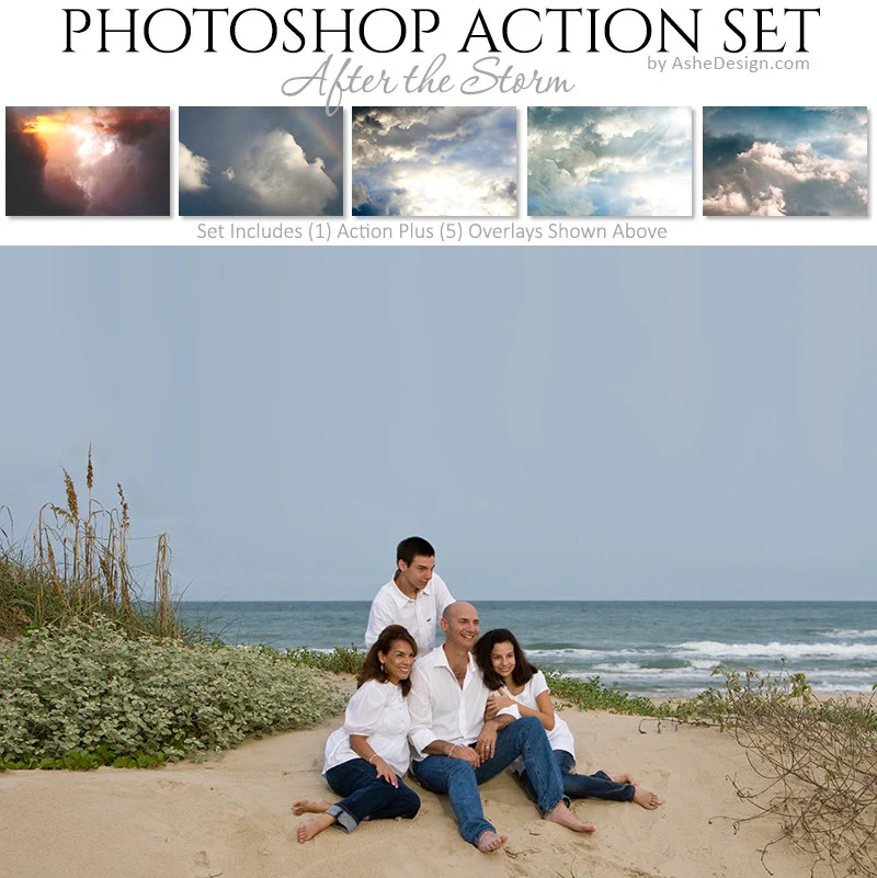 Photoshop Action | Cloud Overlays - After The Storm