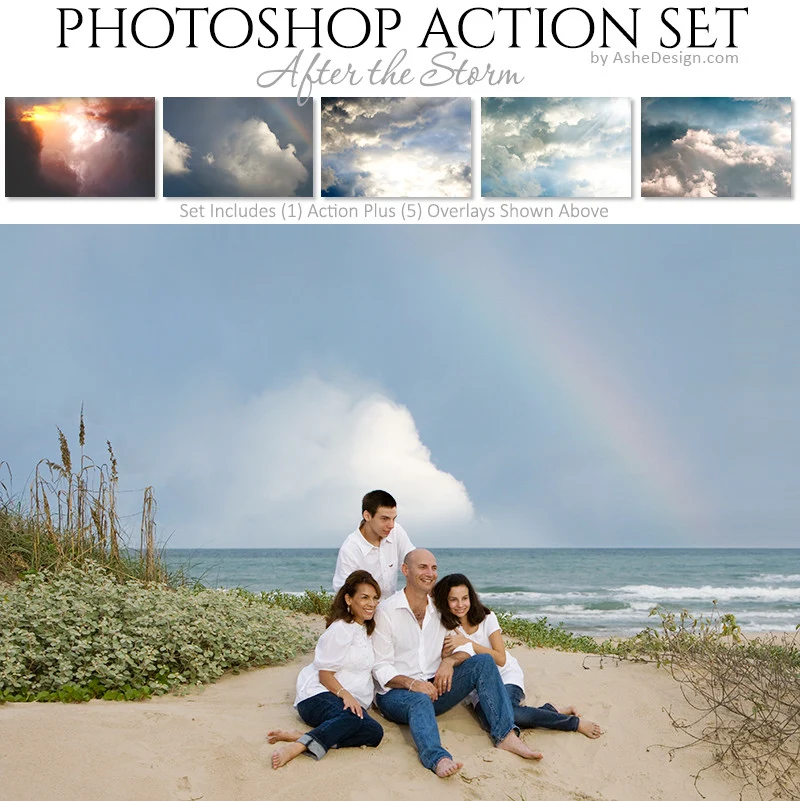 Photoshop Action | Cloud Overlays - After The Storm - Image 2