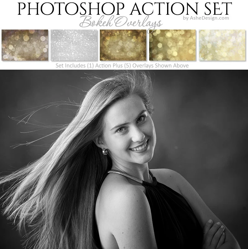 Photoshop Action - Overlays | Bokeh - Image 2