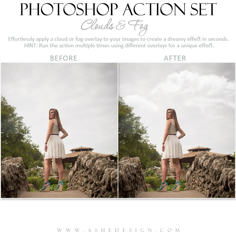 Photoshop Action - Overlays | Clouds & Fog - Image 3
