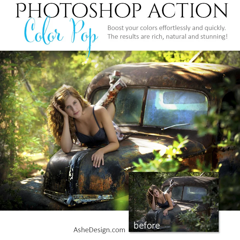 Photoshop Action | Pure Palette - Color Pop - Image 3
