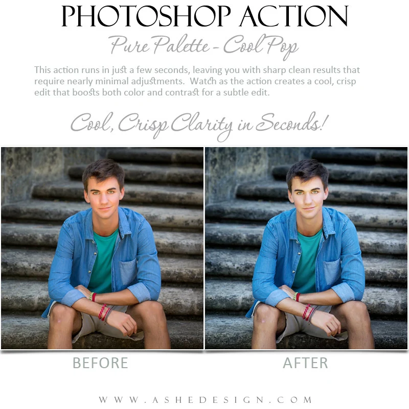 Photoshop Action | Pure Palette - Cool Pop - Image 3