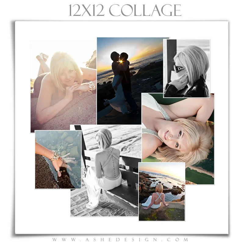 Photoshop Collage Layouts (12x12,16x20,10x20) - Simply Stated Scattered - Image 3