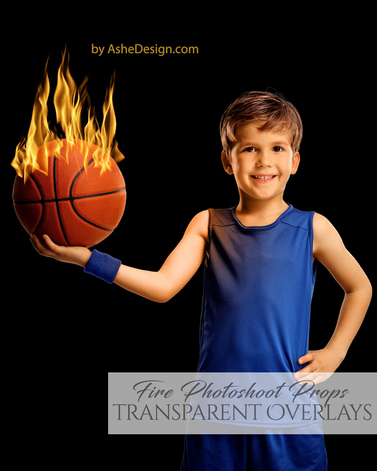 PNG Overlays - Fire Photoshoot Props - Image 2