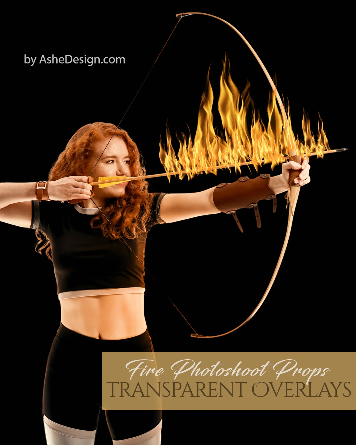 PNG Overlays - Fire Photoshoot Props - Image 3