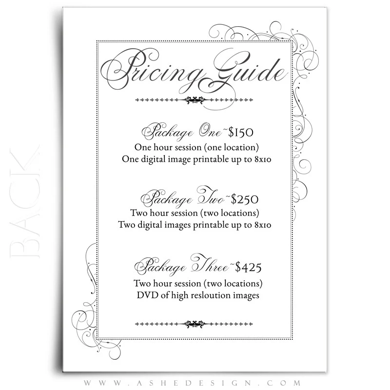 Pricing Guide 5x7 - Always & Forever - Image 3
