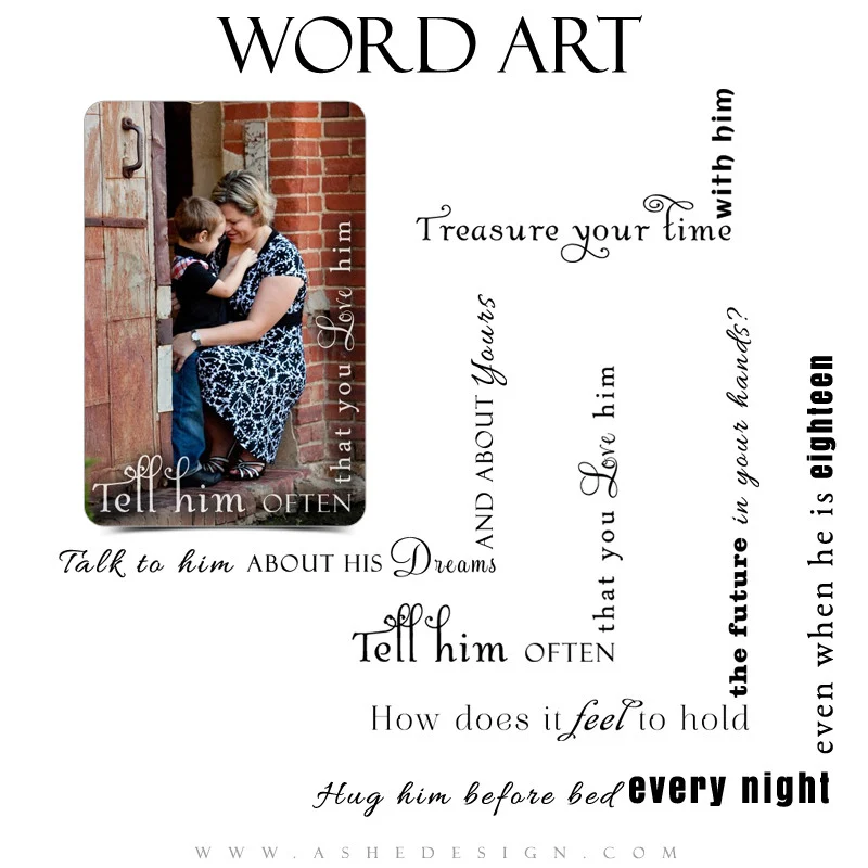 Son Word Art Quotes - Treasured Time