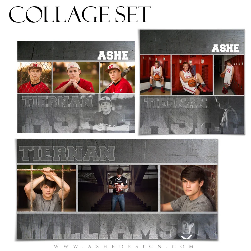Sports Collage Set (12x12, 10x20, 11x14) - Game Maker