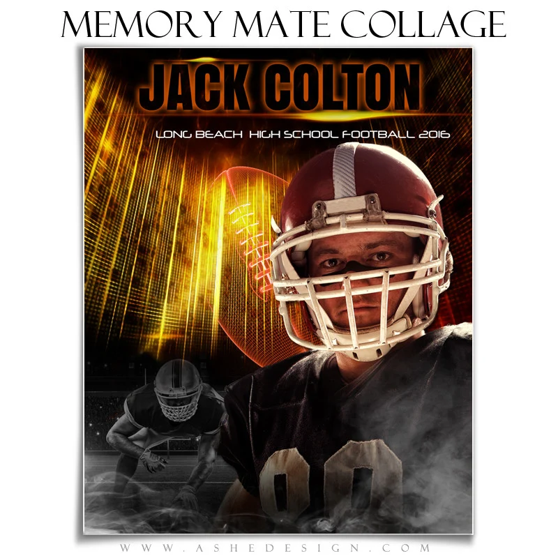 Sports Memory Mates 8x10 - Allstar Arena Football
