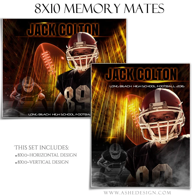 Sports Memory Mates 8x10 - Allstar Arena Football - Image 3