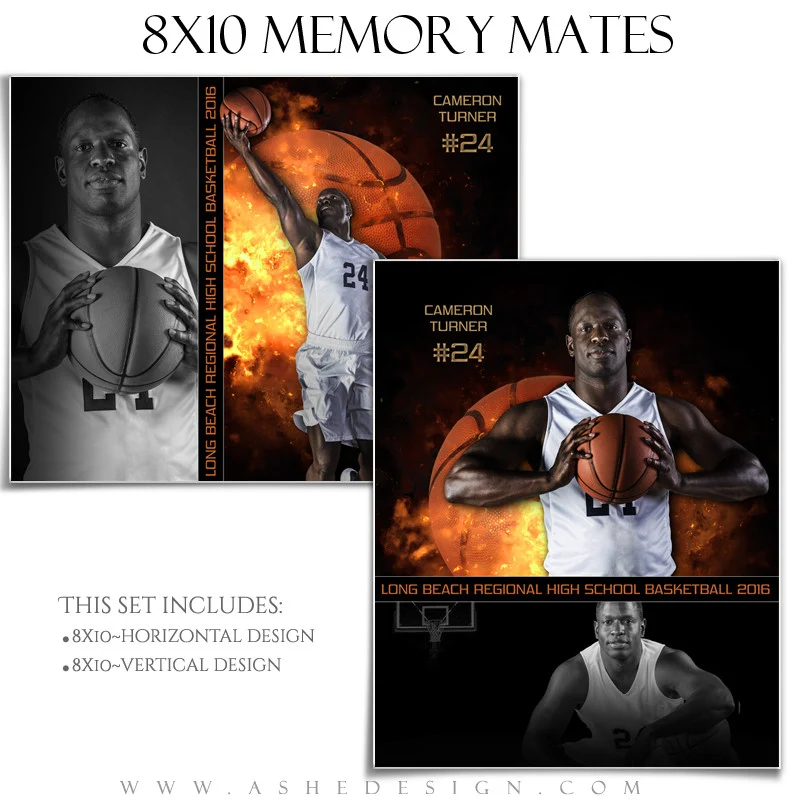Sports Memory Mates 8x10 - Backdraft Basketball - Image 3