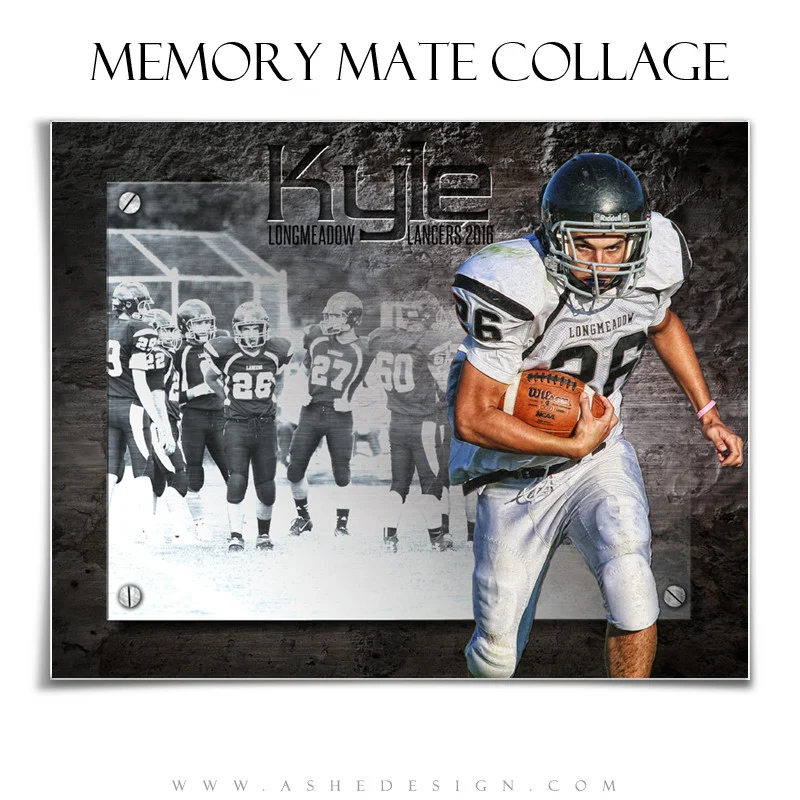 Sports Memory Mates 8x10 - Etched In Stone - Image 3