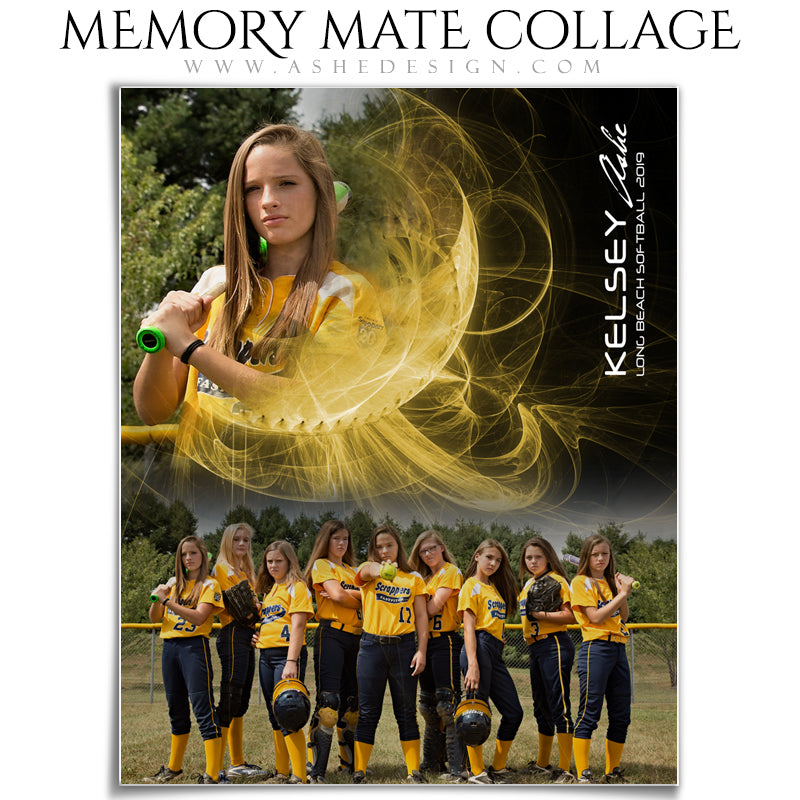 Sports Memory Mates 8x10 - Mystic Explosion Softball