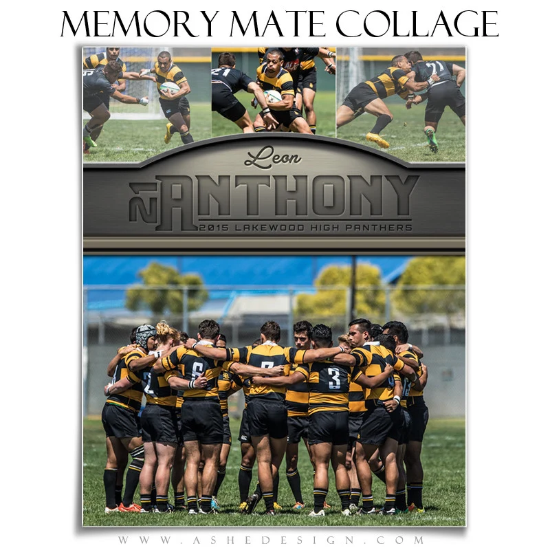 Sports Memory Mates 8x10 - Silver And Gold