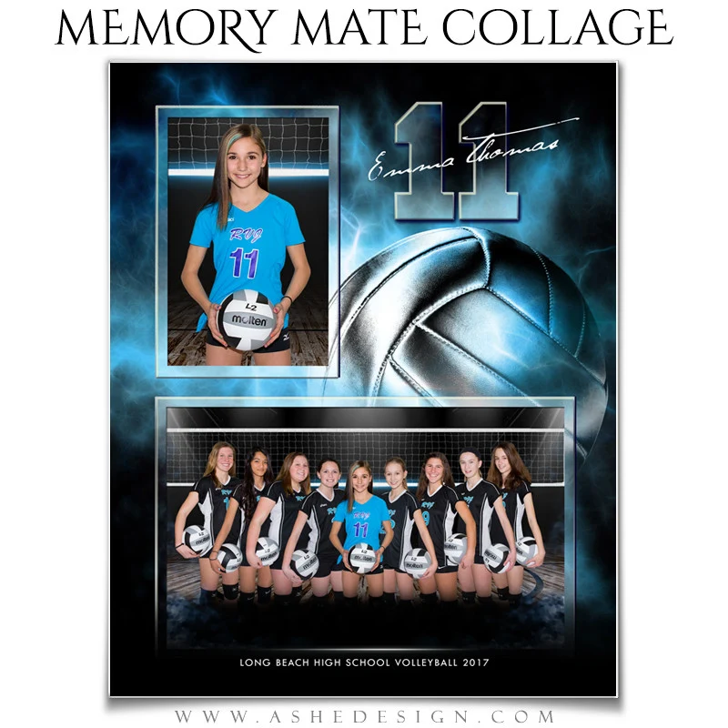 Sports Memory Mates - Electric Explosion Volleyball