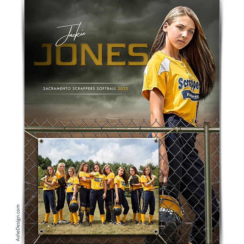 Sports Memory Mates - Fenced In Softball