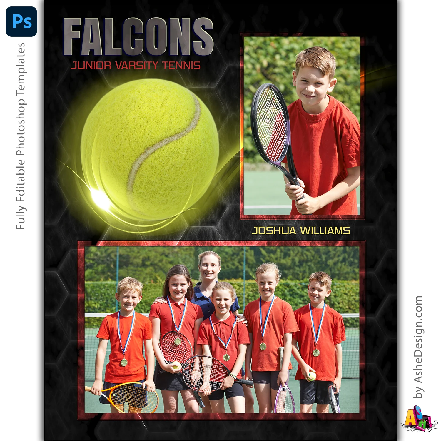 Sports Memory Mates - Honeycomb Tennis