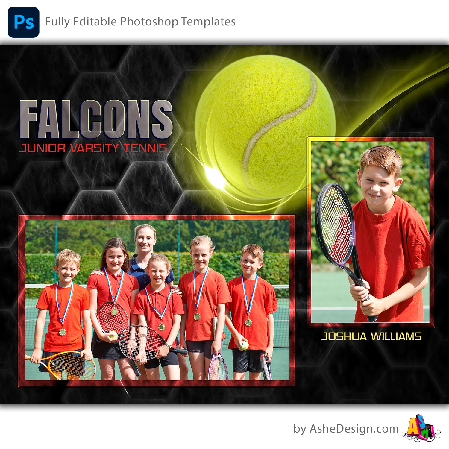 Sports Memory Mates - Honeycomb Tennis - Image 2