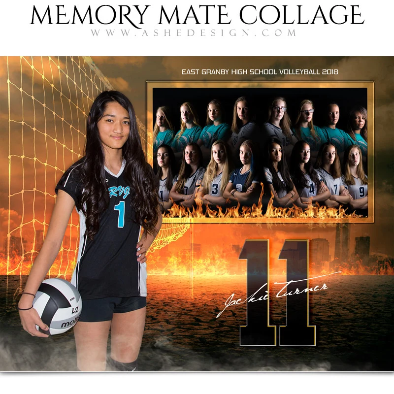 Sports Memory Mates - Inferno Volleyball - Image 2