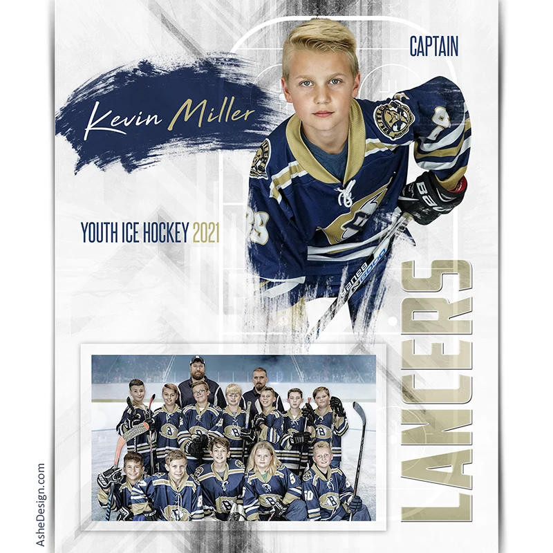 Sports Memory Mates - Painted Hockey