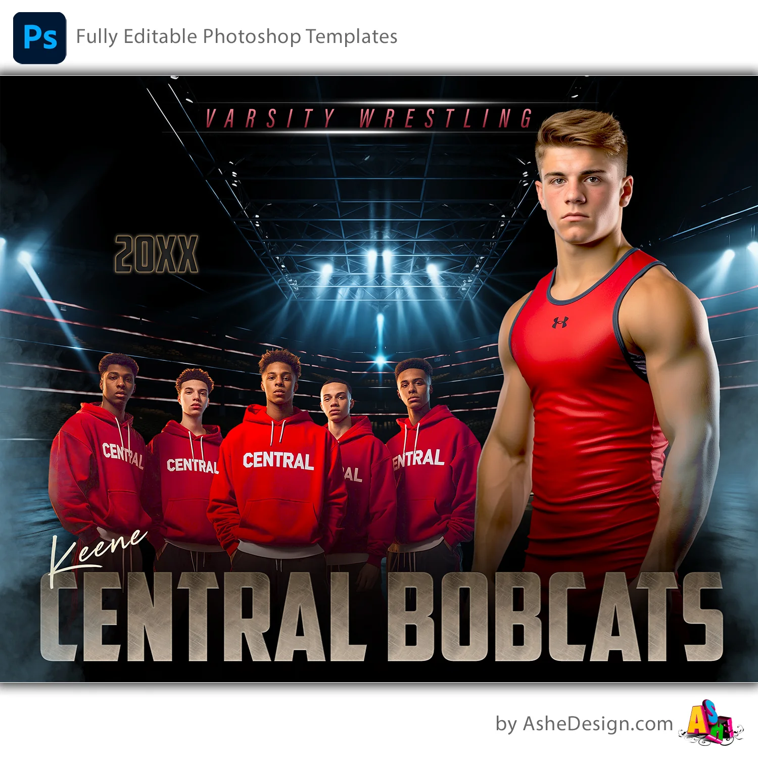 Sports Memory Mates - Stadium Lights Wrestling - Image 2