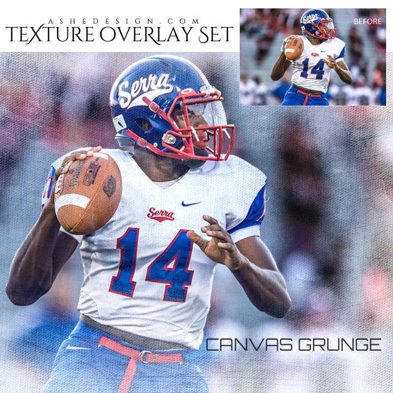 Texture Overlay Set - Canvas Grunge