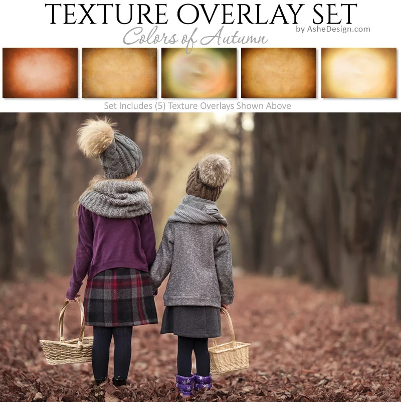 Texture Overlay Set - Colors of Autumn - Image 2