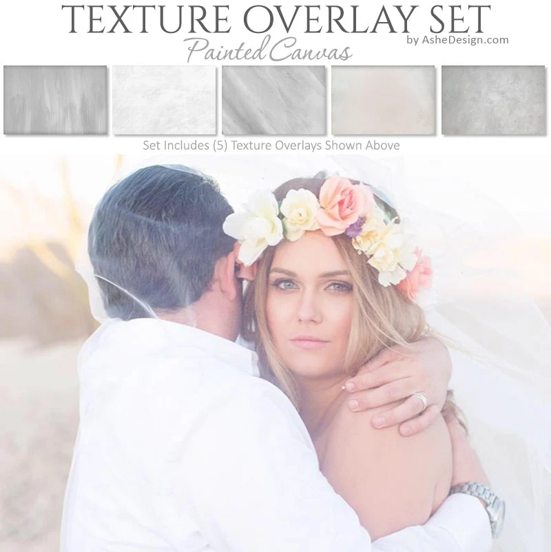 Texture Overlay Set - Painted Canvas - Image 2