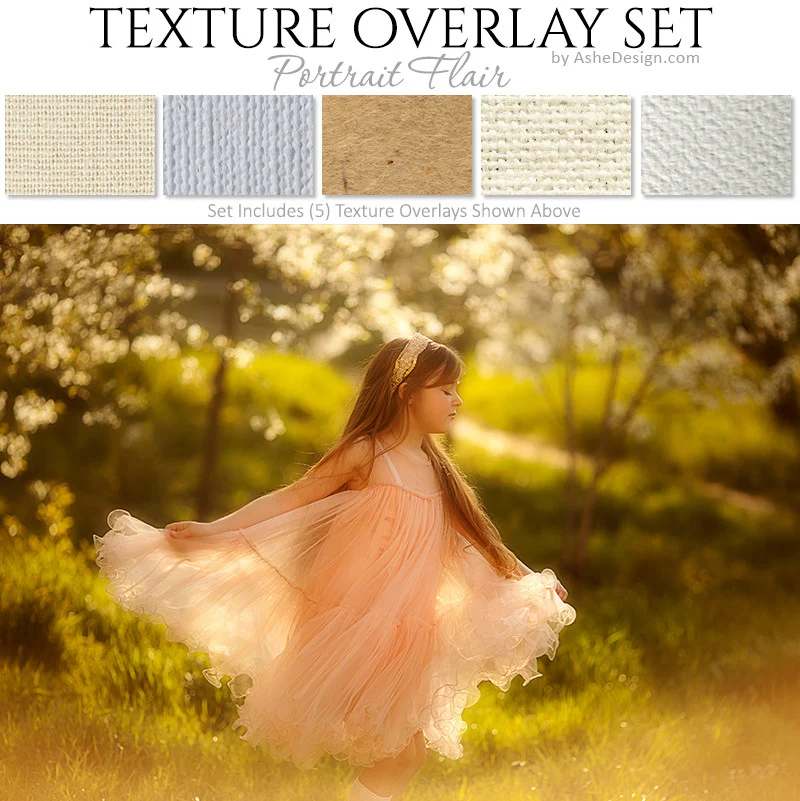 Texture Overlay Set - Portrait Flair - Image 2