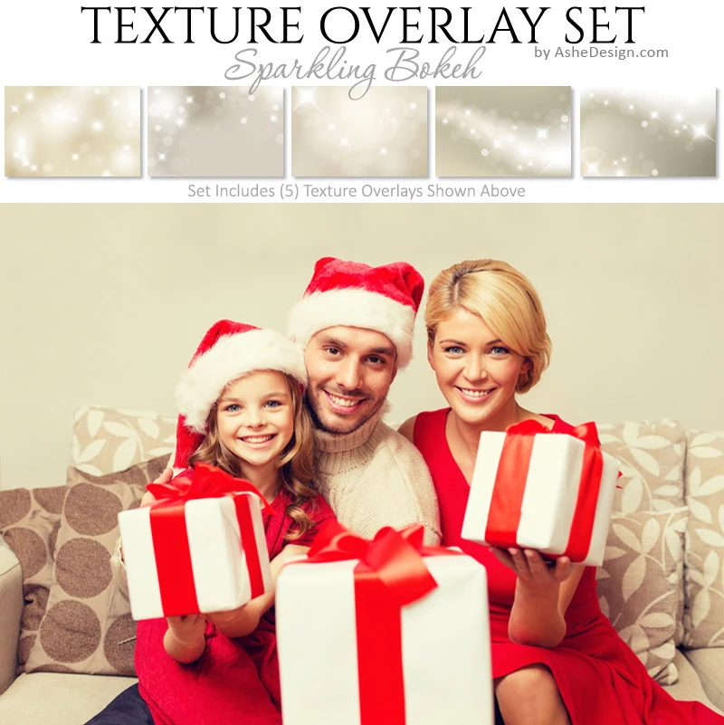 Texture Overlay Set - Sparkling Bokeh - Image 2