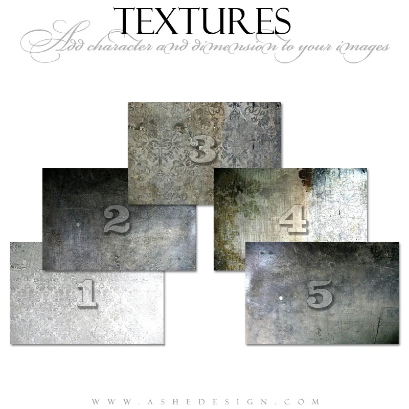 Texture Overlay Set - Weathered Damask - Image 2