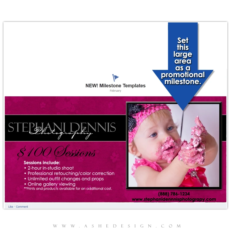Timeline Promotional Pin Design - Olivia - Image 2