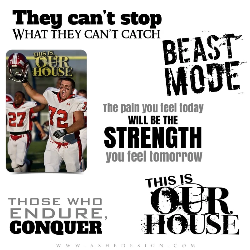 Sports Word Art Collection - Our House