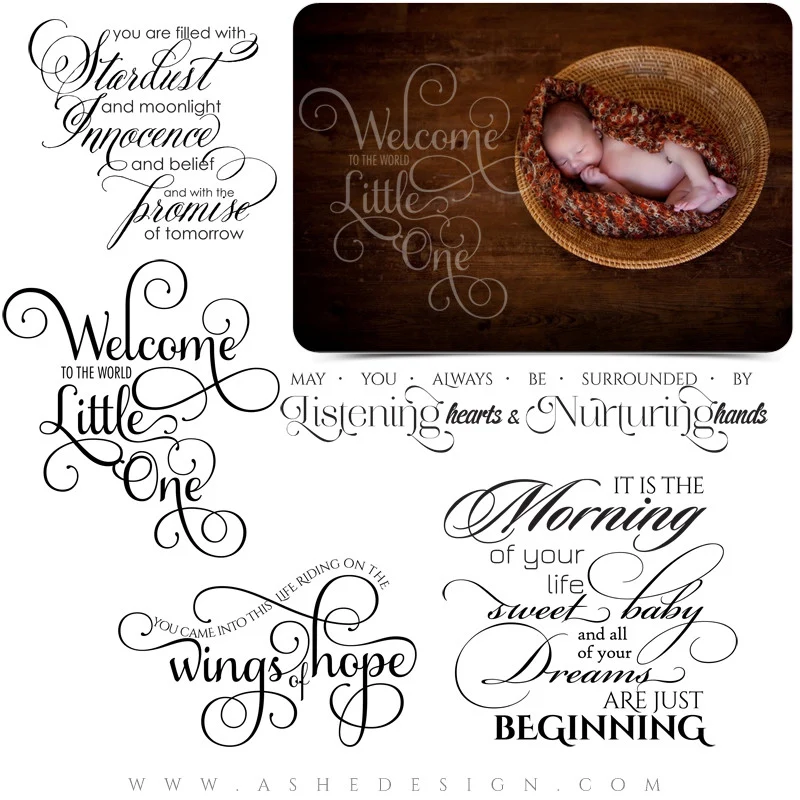 Word Art Collection - Welcome to the World