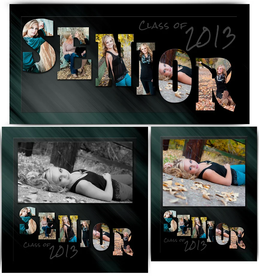 Word Collage Set (10x20,11x14,12x12) - SENIOR