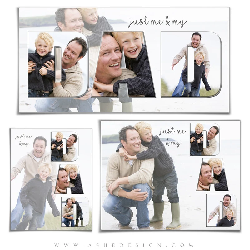 Word Collage Set (8x10,10x20,11x14) - DAD