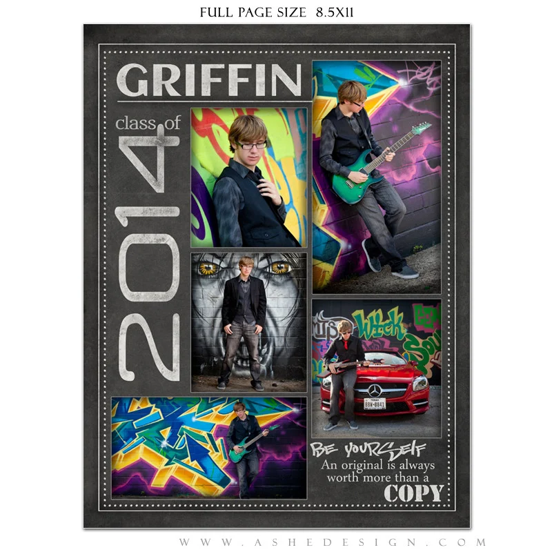 Yearbook Ad Designs - Chalkboard 2014